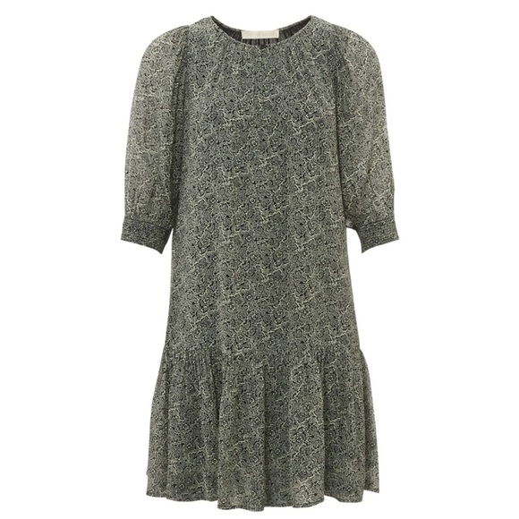 VANESSA BRUNO Alphée dress Mini Black & White Floral Size 34 US 0 - Picture 2 of 9